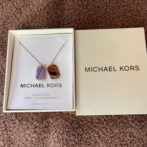 Michael Kors necklaces NWT